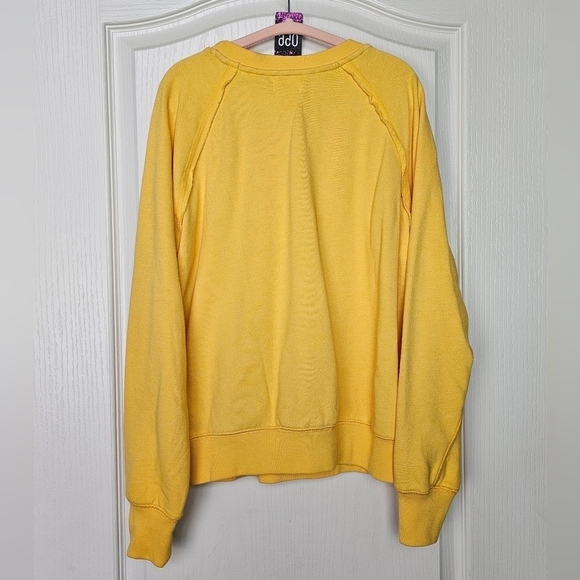 Womens Yellow Sundry Los Angeles 10 Pullover Sweatshirt XS Soft and Cozy - Picture 4 of 10